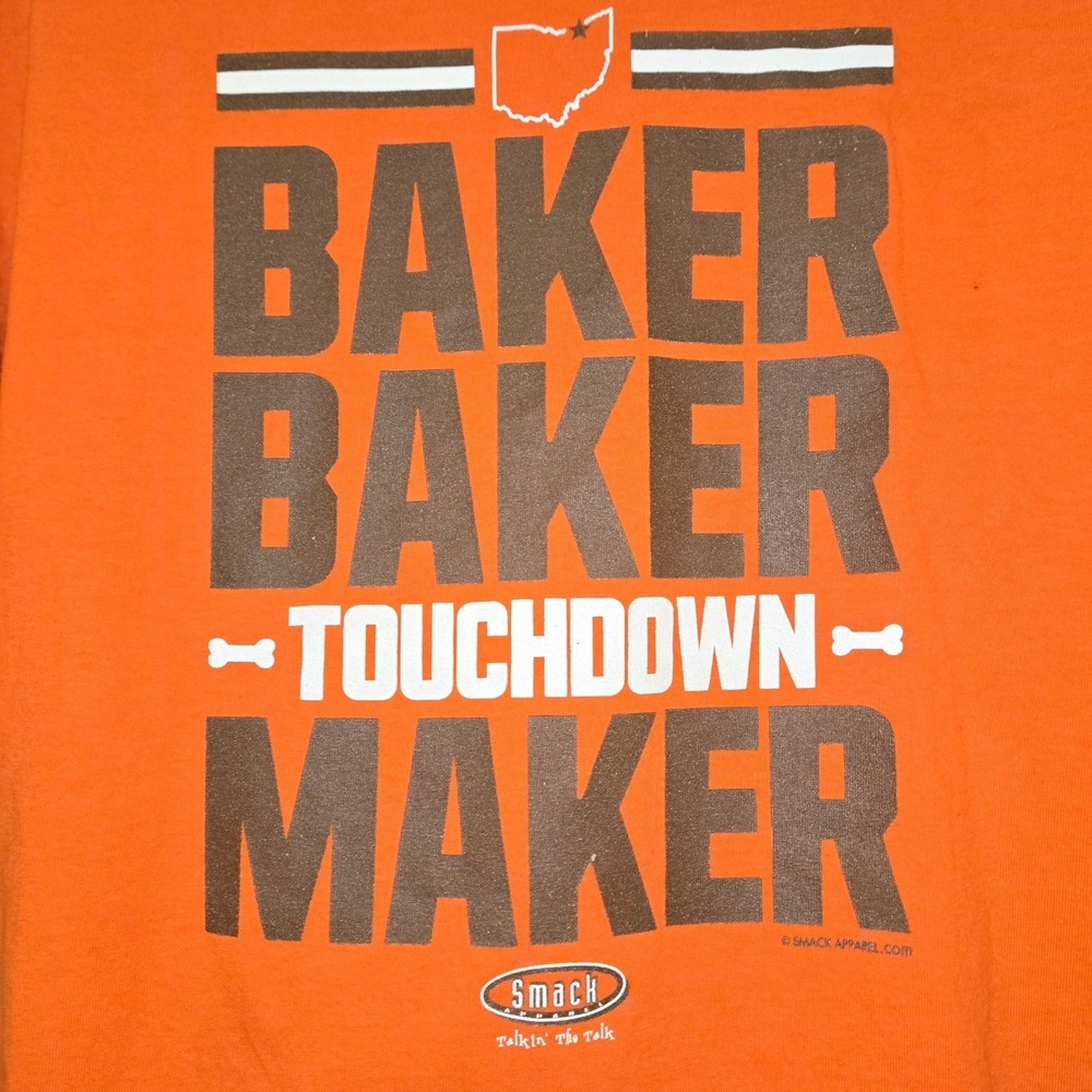 Baker Mayfield Touchdown Maker Ohio Browns Football T-Shirt XL Gildan